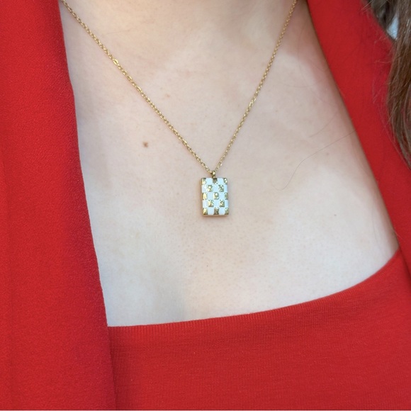 Necklace dipped in 18k tarnish resistant hypoallergenic - Picture 1 of 5